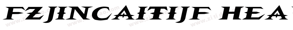 FZJinCaiTiJF Heavy字体转换